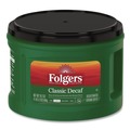 Coffee - Decaffeinated | Folgers 2550030406 22-3/5 oz. Can Classic Roast Decaffeinated Ground Coffee (6/Carton) image number 1