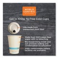 Cups | World Centric CUSU12C 12 oz. NoTree Paper Cold Cups - Natural (1000/Carton) image number 2