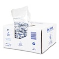 Ice Bags | Inteplast Group IC1120-TT 1.5 mil. 11 in. x 20 in. Ice Bags - Clear (1000/Carton) image number 1