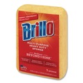 Scouring Pads & Sticks | Brillo 22401 4.25 in. x 6.25 in. Multi-Purpose Sponge - Yellow (6/Carton) image number 4