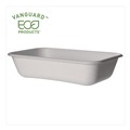 Food Containers & Lids | Eco-Products EP-SCRC32NFA WorldView Vanguard 32 oz. 4.71 in. x 7.01 in. x 1.04 in. Sugarcane Fiber Rectangular Container - White (400/Carton) image number 6
