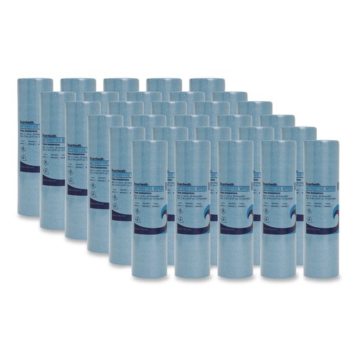 Perforated Roll & Hand Towels | Boardwalk AUTORL1650B 9.4 in. x 11 in. Automotive Shop Towel Rolls - Blue (30/Carton) image number 0