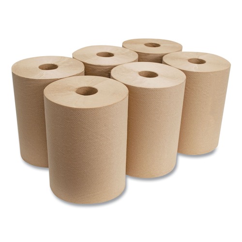Perforated Roll & Hand Towels | Morcon Paper R106 1-Ply 10 in. x 800 ft. 10 in. Roll Towels - Kraft (6/Carton) image number 0