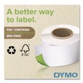 Perforated Roll & Hand Towels | DYMO 30270 LabelWriter 2.25 in. x 300 ft. Continuous-Roll Receipt Paper - White image number 3