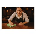 Cleaning Cloths & Wipes | Boardwalk 2164037 16 in. x 16 in. Microfiber Cleaning Cloths - Green (24/Pack) image number 4