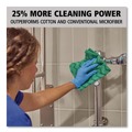 Cleaning Cloths & Wipes | Rubbermaid Commercial FGQ62000GR00 16 in. x 16 in. Microfiber Reusable Cleaning Cloths - Green (12/Carton) image number 5