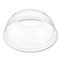 Cup Lids | Dart DLW626 Open-Top Dome Lid for 16 oz. to 24 oz. Plastic Cups - Clear (1000/Carton) image number 2