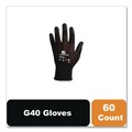 Gloves & Glove Accessories | KleenGuard 13841 G40 Polyurethane Coated Gloves - 2X-Large Black (60/Carton) image number 1