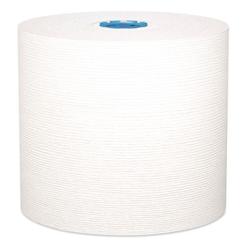 Kleenex 25639 1-Ply 7.5 in. x 700 ft. Hard Roll Paper Towels with Premium Absorbency Pockets - White with Gray Core (6/Carton)