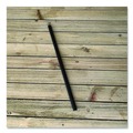 Straws/Stems/Sticks | Boardwalk BWKGSTUW775BK 7.75 in. Polypropylene Giant Straws - Black (1500/Carton) image number 2