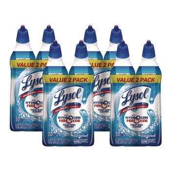 TOILET BOWL CLEANERS | LYSOL Brand 19200-96084 24 oz Toilet Bowl Cleaner with Hydrogen Peroxide - Ocean Fresh (4/Carton)