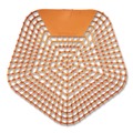 Toilet & Urinal Deodorizers | Boardwalk WCBX-P-010I010I-04-AAS80- 0.11 oz WCBasix Urinal Screen - Mango Mist Scent, Orange (10/Box) image number 0