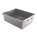 Perforated Roll & Hand Towels | Rubbermaid Commercial FG335192GRAY 17.3 in. x 7 in. x 21.5 in. Bus/Utility Box - Gray (1-Pallet) image number 1