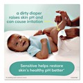 Hand Sanitizing Wipes | Pampers 80715533 1-Ply 6.7 in. x 7 in. Sensitive Baby Wipes - Unscented, White (7/Carton) image number 6