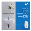 Soap Dispensers | Scott 92144 5 in. x 5.25 in. x 8.38 in. 1000 mL Essential Manual Skin Care Dispenser - White image number 9