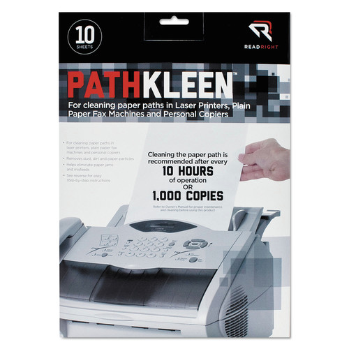 Cleaning Cloths & Wipes | Read Right RR1237 8.5 x 11 PathKleen Sheets (10/Pack) image number 0
