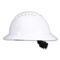 Head & Face Protection | 3M H-801SFV-UV H-800 SecureFit H-Series 4-Point Pressure Diffusion Ratchet Suspension Vented Hat with UV Indicator - White image number 1