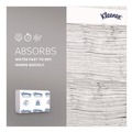 Perforated Roll & Hand Towels | Kleenex 46321 2-Ply 8 in. x 9.4 in. Reveal Multi-Fold Towels - White (16/Carton) image number 4