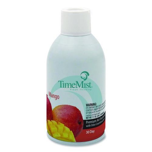 Air Fresheners & Odor Eliminators | TimeMist 1042810 6.6 oz. Aerosol Metered Fragrance Dispenser Refills - Mango (12/Carton) image number 0