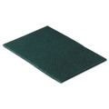 Scouring Pads & Sticks | Scotch-Brite PROFESSIONAL 96CC 6 in. x 9 in. Commercial Scouring Pad 96 - Green (10/Pack) image number 0