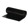 Low-Density Trash Bags | Earthsense Commercial 1507102 56 Gallon 1.25 mil. 43 in. x 48 in. Linear Low Density Recycled Can Liners - Black (100/Carton) image number 2