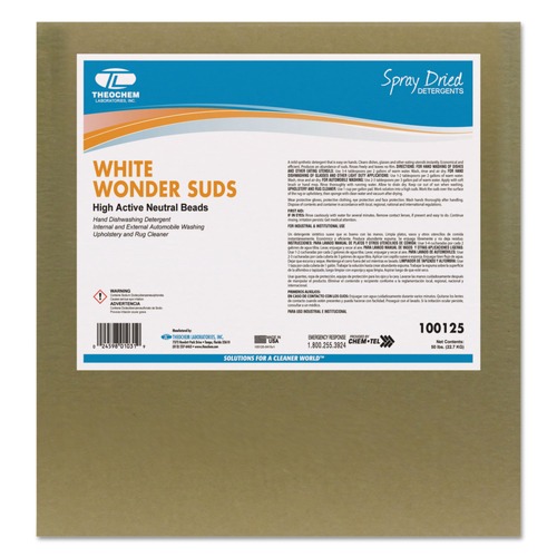 Dishwashing Detergents | Theochem Laboratories 501031 50 lbs. Box Hand Dishwashing Detergent image number 0