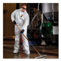 Cleaning Cloths & Wipes | Ansell 44337 A40 Elastic-Cuff, Ankle, Hood and Boot Coveralls - 4X-Large, White (25/Carton) image number 3
