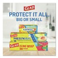 Films | Glad 70441 70 sq. ft. Foot Roll Press'n Seal Food Plastic Wrap (12/Carton) image number 9