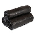 High-Density Trash Bags | Inteplast Group S334022K 33 in. x 40 in. 33 gal. 22 mic High-Density Commercial Can Liners - Black (250/Carton) image number 2