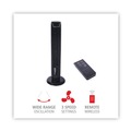 Air Cooling Equipment | Alera ALEFAN363 36 in. 3-Speed Oscillating Plastic Tower Fan with Remote Control - Black image number 5