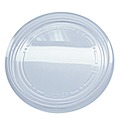 Food Containers & Lids | Fabri-Kal 000000000009501020 Recycleware Flat Plug Fit Round Plastic Deli Container Lids - Clear (500/Carton) image number 0