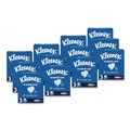 Facial Tissues | Kleenex 54303 Trusted Care 2-Ply Facial Tissue - White (12/Carton) image number 0