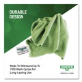 Cleaning Cloths & Wipes | Unger MF400 16 in. x 15 in. SmartColor Microfiber MicroWipes - Green (10/Pack) image number 2