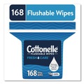 Hand Sanitizing Wipes | Cottonelle 41777 5 in. x 7.25 in. 1-Ply Fresh Care Flushable Cleansing Cloths - White (8/Carton) image number 5