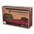 Toilet Tissue Dispensers | San Jamar R4000TBK 9 in. Roll 19 in. x 5.25 in. x 12 in. Twin Jumbo Classic Tissue Dispenser - Transparent Black Pearl image number 4