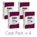 Soap Refills | GOJO Industries 7281-04 2000 mL E2 Sanitizing Lotion Soap with PCMX For Pro TDX Dispenser - Fragrance-Free (4/Carton) image number 1
