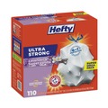 Drawstring & Kitchen Bags | Hefty E8-8366 23.75 in. x 24.88 in. 13 gal. Ultra Strong Scented Drawstring Tall Kitchen Bags - Lavender/Vanilla, White (330/Carton) image number 1
