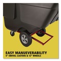 Carts & Trucks | Rubbermaid Commercial FG130400BLA 202 gal. 450 lbs. Capacity Plastic Rotomolded Tilt Truck - Black image number 9