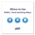 Hand Sanitizing Wipes | PURELL 9031-06 6 in. x 7 in. Unscented Alcohol Formula Hand Sanitizing Wipes - White (6 Canisters/Carton) image number 4
