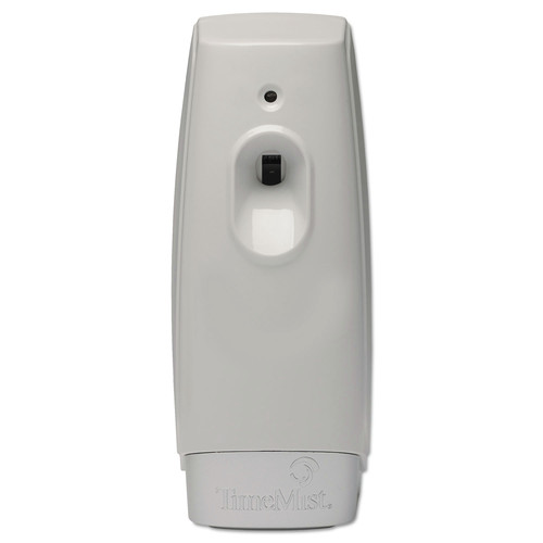 Air Freshener Dispensers | TimeMist 1047809 3.4 in. x 3.4 in. x 8.25 in. Settings Metered Air Freshener Dispenser - White image number 0