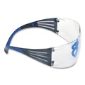 Eye Protection | 3M SF401SGAF-BLU SecureFit 400 Series Plastic Frame Polycarbonate Lens Protective Eyewear - Black/Blue Frame/Clear Lens image number 1