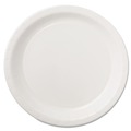 Plates | Hoffmaster PL7095 9 in. Coated Paper Dinnerware Plate - White (500/Carton) image number 0