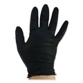 Food Service Disposable & Single Use Gloves | Safety Zone GNPR-LG-BK ProGuard Powder Free Nitrile Gloves - Large Black (1000/Carton) image number 1