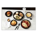 Plates | Pactiv Corp. YMI6E 6 in. Diameter Plate Meadoware Impact Plastic Dinnerware - Black image number 3