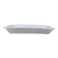 Food Containers & Lids | GEN 4DWH 9.47 in. x 7.12 in. x 1.32 in. #4D Meat Trays - White (500/Carton) image number 3