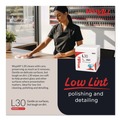 Perforated Roll & Hand Towels | WypAll 05812 L30 Quarter Fold 12.5 in. x 12 in. Towels (90/Polypack, 12 Polypacks/Carton) image number 5