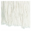 Mop Heads | Boardwalk BWK2020RCT #20 Cut-End Rayon Wet Mop Head - White (12/Carton) image number 3