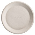 Plates | Chinet 10117 10 in. Savaday Molded Fiber Plates - Cream (500/Carton) image number 0