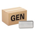 Food Containers & Lids | GEN 10SWH 10.93 in. x 5.75 in. x 0.63 in. No. 10S Foam Meat Trays - White (500/Carton) image number 0