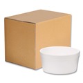 Food Containers & Lids | WinCup 221996 8 oz Tall Style Foam Bowls - White (1000/Carton) image number 1